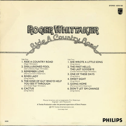 Roger Whittaker : Ride A Country Road (LP, Album)