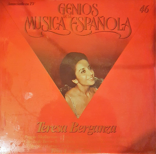 Teresa Berganza : Recital Teresa Berganza (LP)