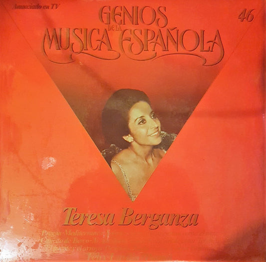 Teresa Berganza : Recital Teresa Berganza (LP)