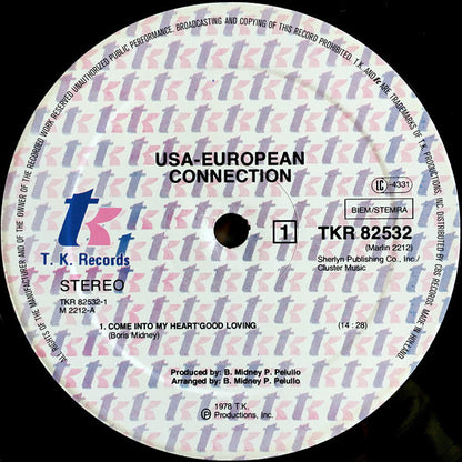 USA-European Connection : Come Into My Heart (LP, Album)