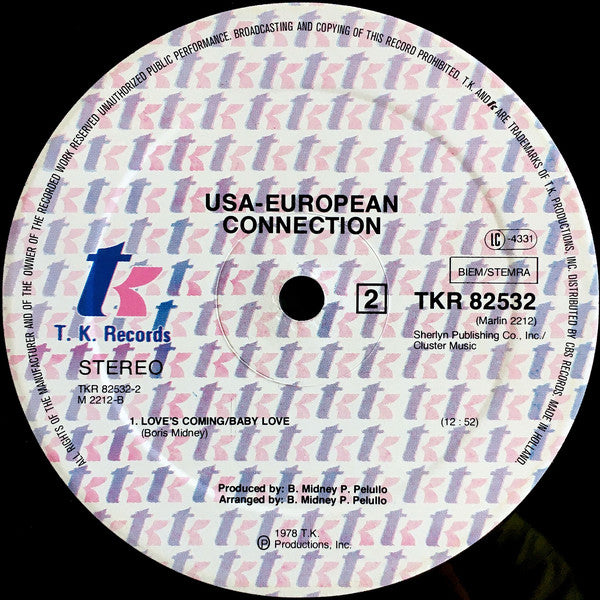 USA-European Connection : Come Into My Heart (LP, Album)