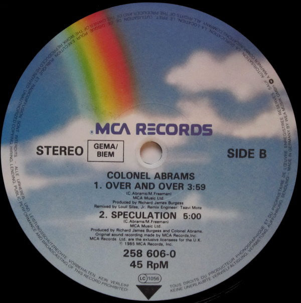 Colonel Abrams : Over & Over (12")