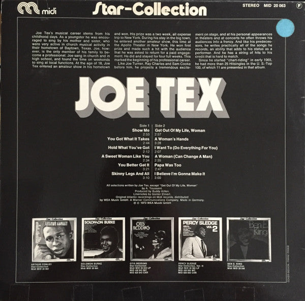 Joe Tex : Star-Collection (LP, Comp)