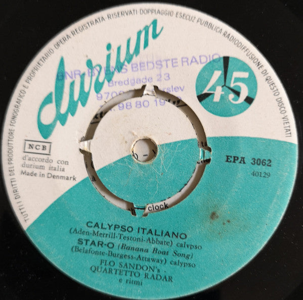 Flo Sandon's : Calypsos (7", EP)