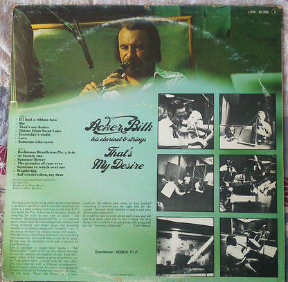 Acker Bilk , His Clarinet & Acker Bilk And Strings : That's My Desire (LP)