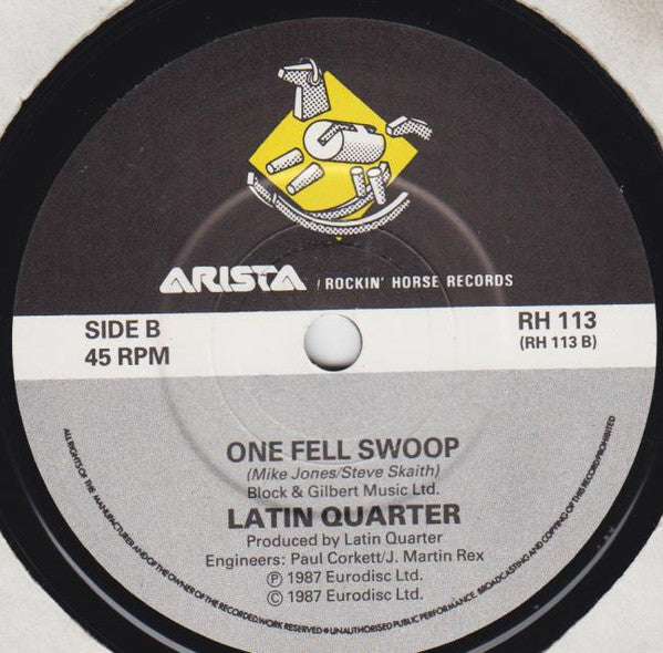 Latin Quarter : Nomzamo (One People One Cause) (7")