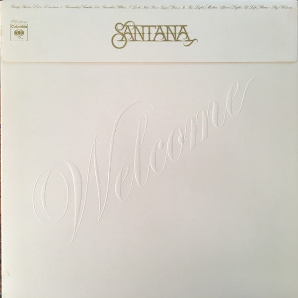 Santana : Welcome (LP, Album, San)