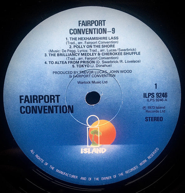 Fairport Convention : Nine (LP, Album, RE)