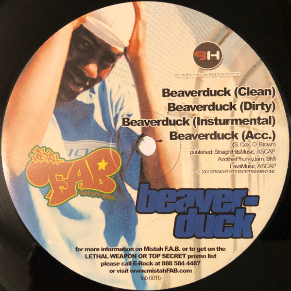 Mistah F.A.B. : He's Sicc / Beaverduck (12", Maxi)