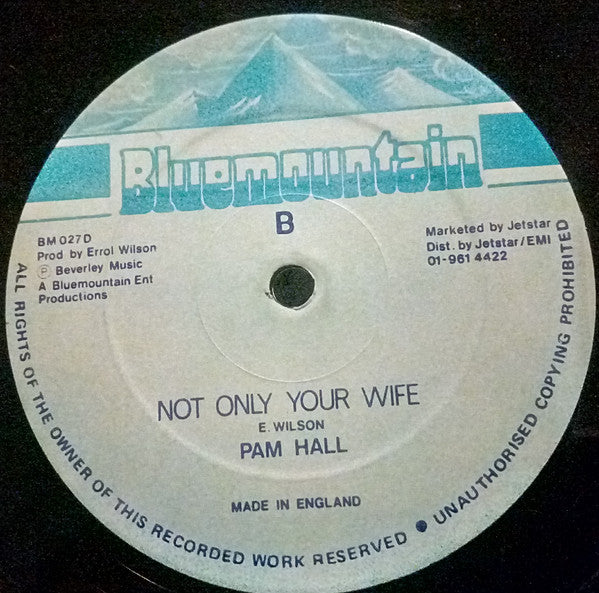 Pam Hall : Dear Boopsie (12")