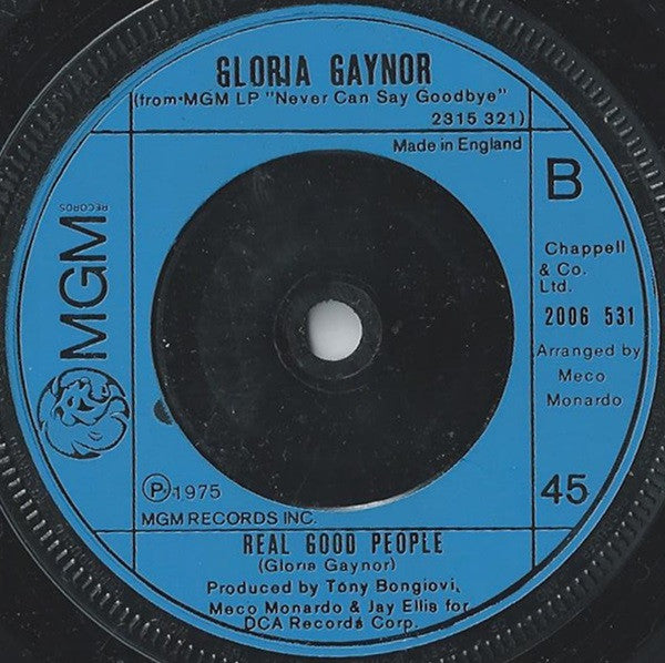 Gloria Gaynor : All I Need Is Your Sweet Lovin' (7", Single, Sol)