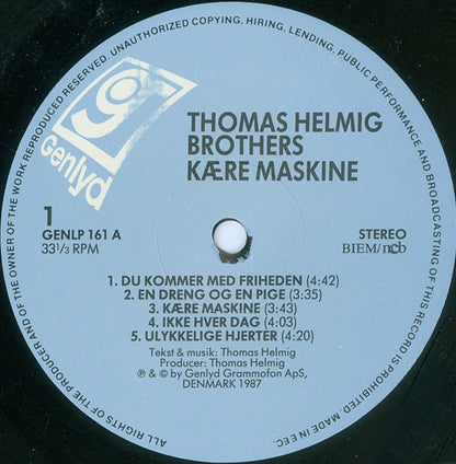 Thomas Helmig Brothers : Kære Maskine (LP, Album)