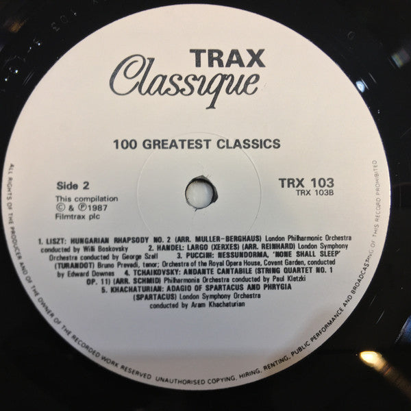 Various : 100 Greatest Classics Part Three (LP)