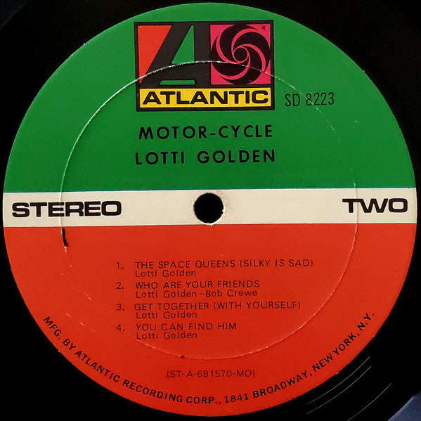 Lotti Golden : Motor-Cycle (LP, Album, MO )