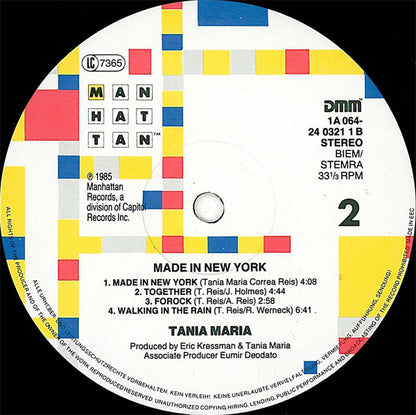 Tania Maria : Made In New York (LP, Album)