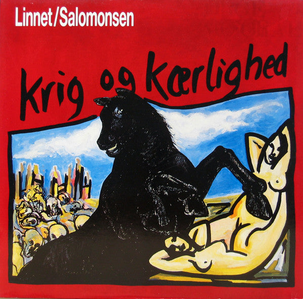 Anne Linnet / Sanne Salomonsen : Krig Og Kærlighed (LP, Album)