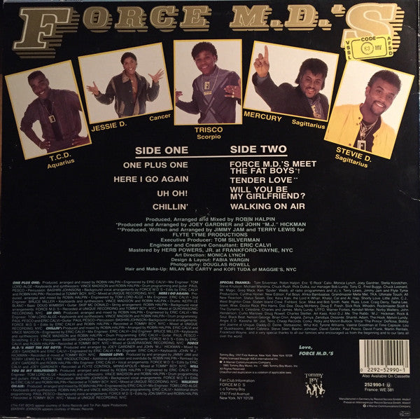 Force MD's : Chillin' (LP, Album)