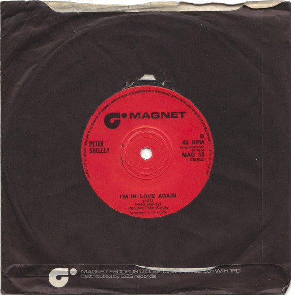 Peter Shelley : Gee Baby (7", Single, Sol)