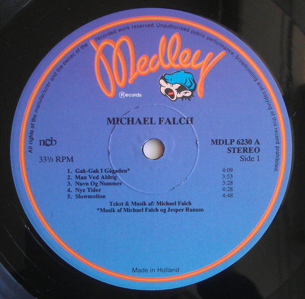 Michael Falch : Michael Falch (LP, Album, Red)