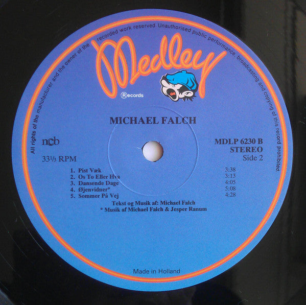 Michael Falch : Michael Falch (LP, Album, Red)