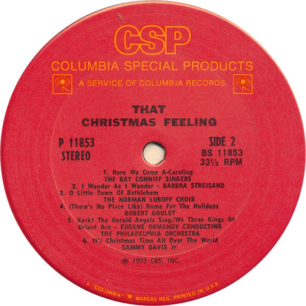 Various : That Christmas Feeling (LP, Comp, Pit)