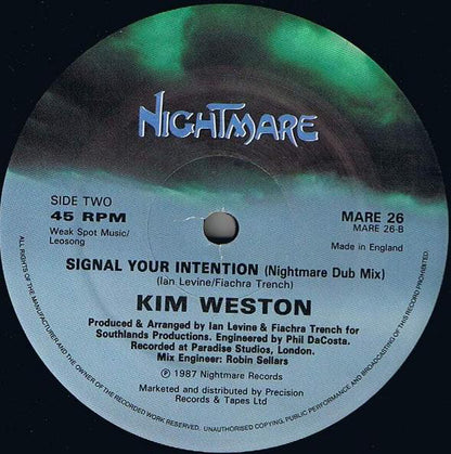 Kim Weston : Signal Your Intention (12")