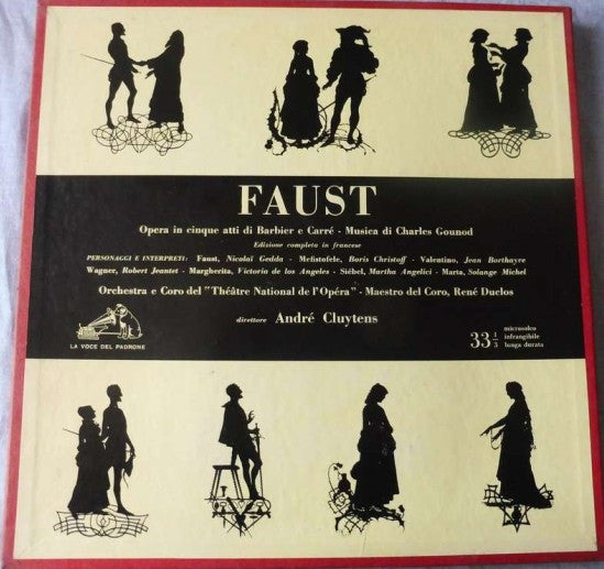 Charles Gounod - Victoria De Los Angeles, Nicolai Gedda, Boris Christoff, André Cluytens : Faust (4xLP + Box)