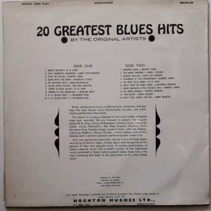 Various : 20 Greatest Blues Hits (LP, Comp)