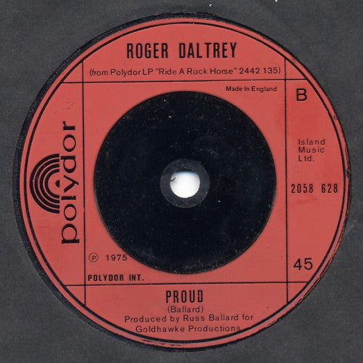 Roger Daltrey : Walking The Dog (7", Single)