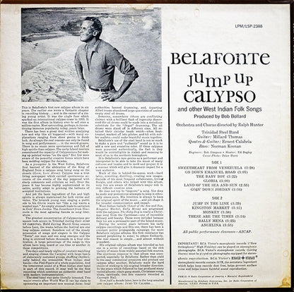 Harry Belafonte : Jump Up Calypso (LP, Album, Mono, Col)