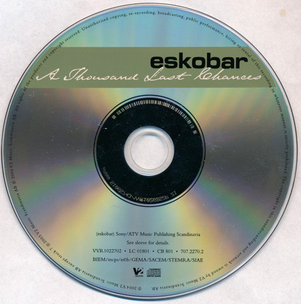 Eskobar (4) : A Thousand Last Chances (CD, Album)