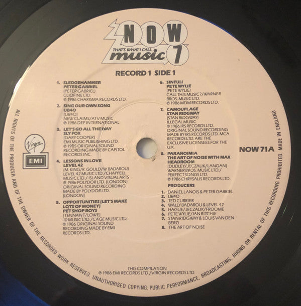 Various : Now That's What I Call Music 7 (2xLP, Comp)