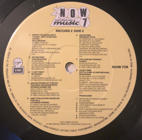 Various : Now That's What I Call Music 7 (2xLP, Comp)