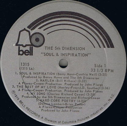 The Fifth Dimension : Soul & Inspiration (LP, Album)