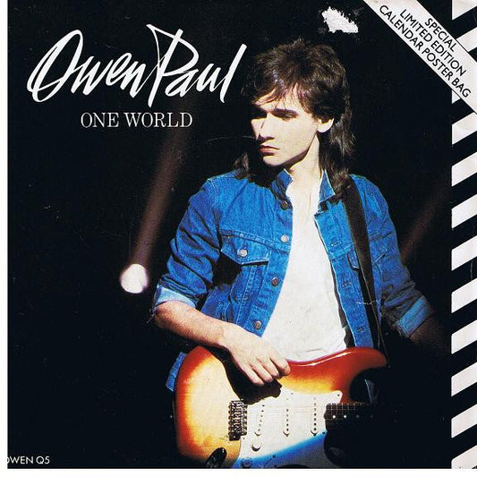 Owen Paul : One World (7", Single, Ltd, Pos)