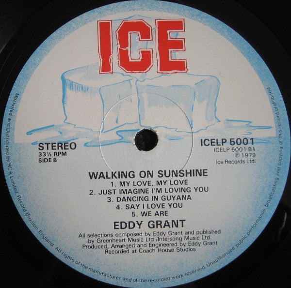 Eddy Grant : Walking On Sunshine (LP, Album)