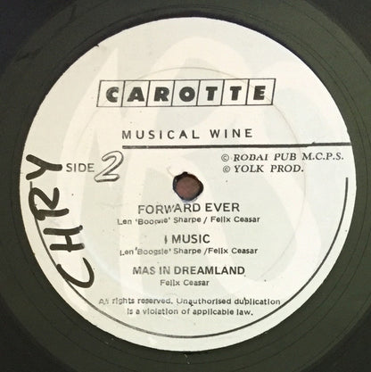 Lennox "Boogsie" Sharpe Presents Felix Ceasar : Musical Wine (LP, Album)