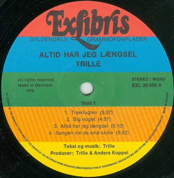 Trille : Altid Har Jeg Længsel (LP, Album)