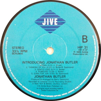 Jonathan Butler : Introducing Jonathan Butler (LP)