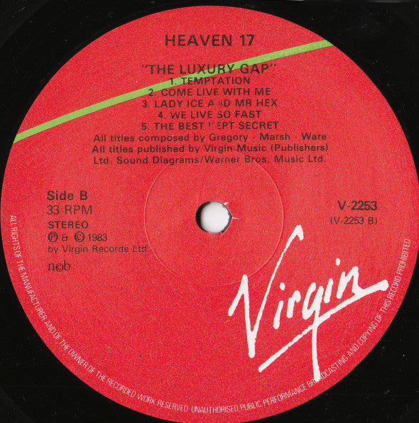 Heaven 17 : The Luxury Gap (LP, Album)