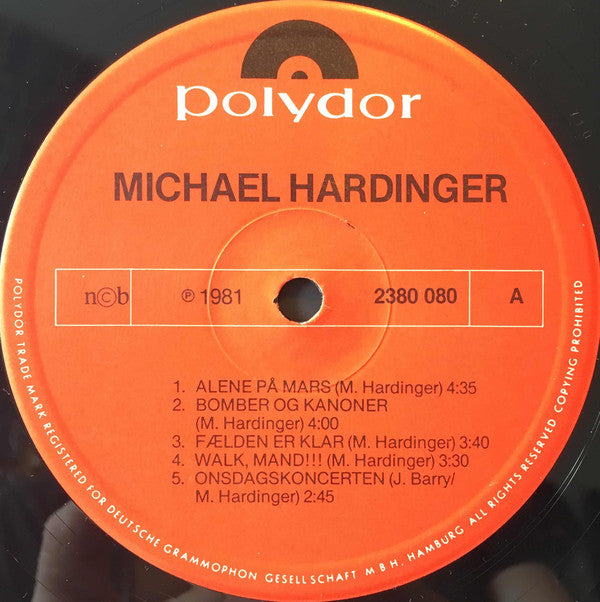 Michael Hardinger : Michael Hardinger (LP, Album, Sho)