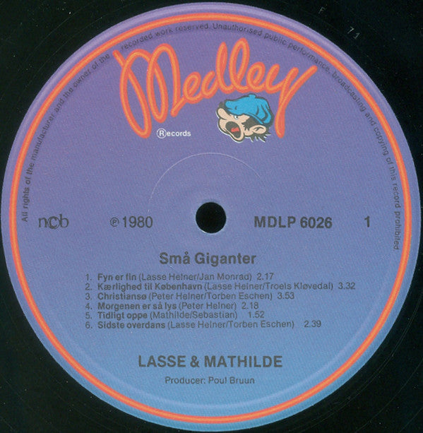 Lasse & Mathilde : Små Giganter (LP, Album)