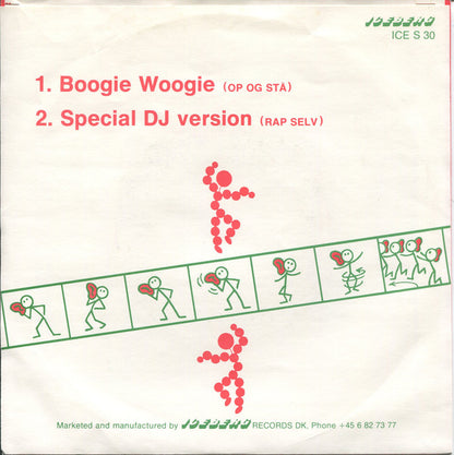 Falcon (25) : Boogie Woogie (Op Og Stå) (7", Single, Red)