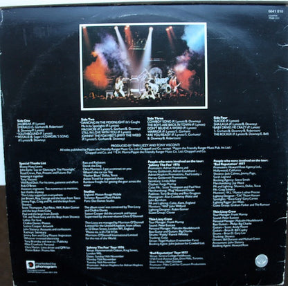 Thin Lizzy : Live And Dangerous (2xLP, Album)