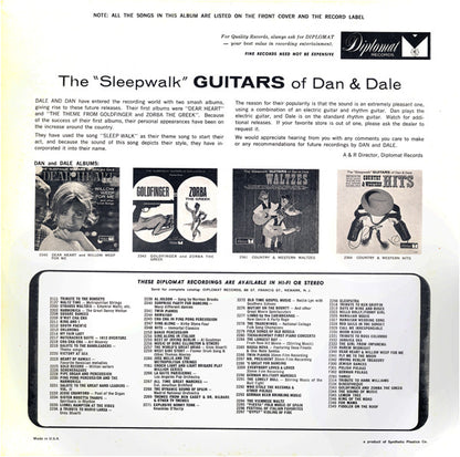 The Sensational Guitars Of Dan & Dale : Country & Western Hits (LP)