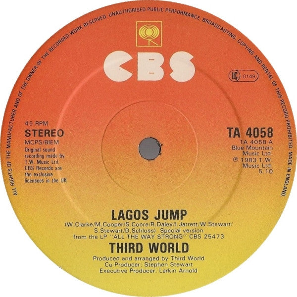 Third World : Lagos Jump (12", Single)