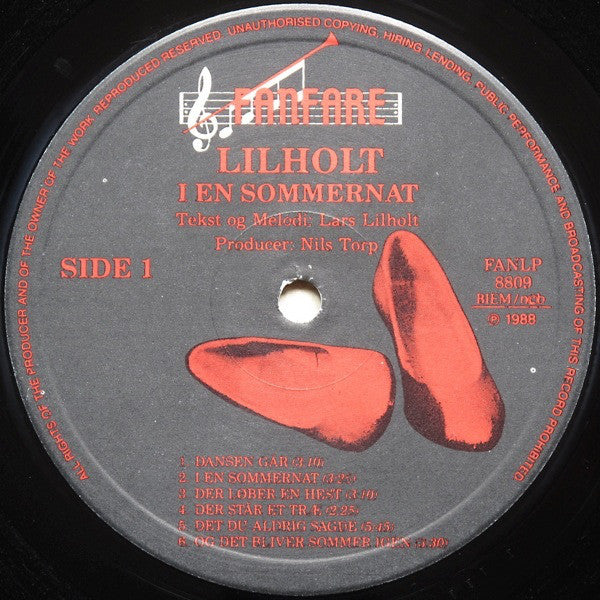 Lars Lilholt : I En Sommernat (LP, Album)