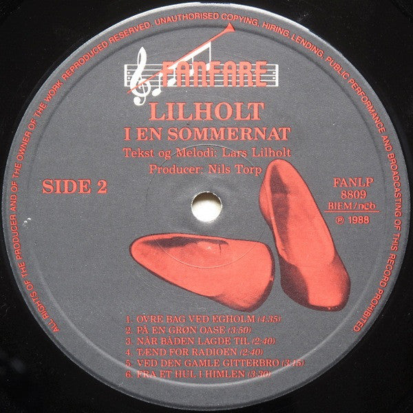 Lars Lilholt : I En Sommernat (LP, Album)