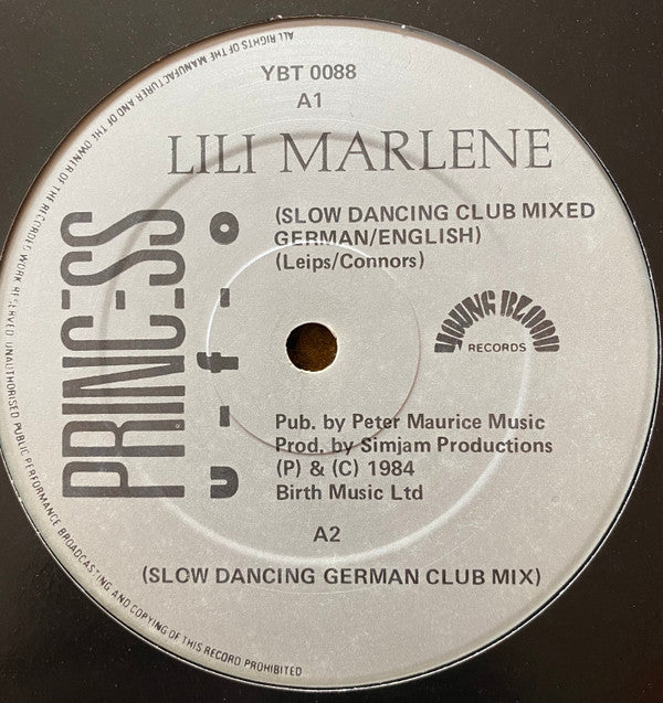 Princess UFO : Lili Marlene / Hi Flyer (12")