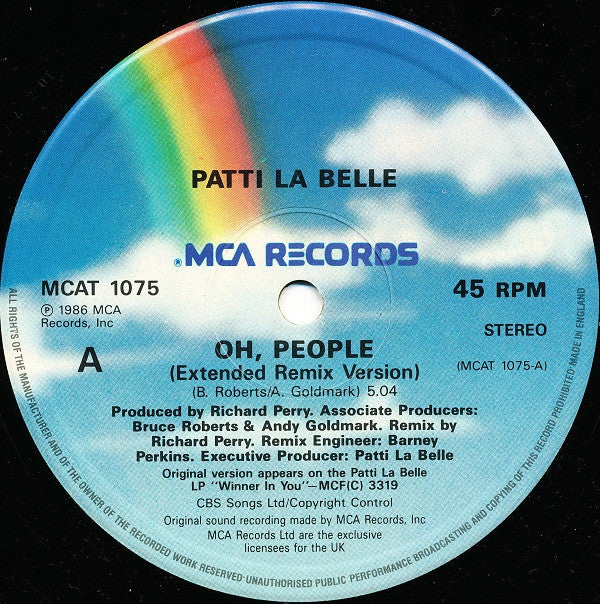 Patti LaBelle : Oh, People (12")